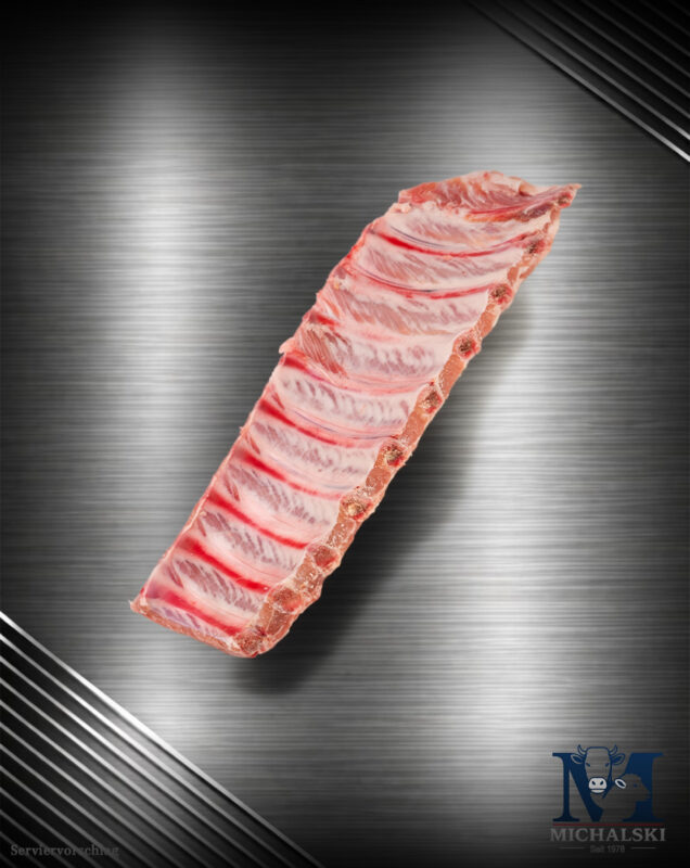Spareribs vom regionalen Duroc Schwein