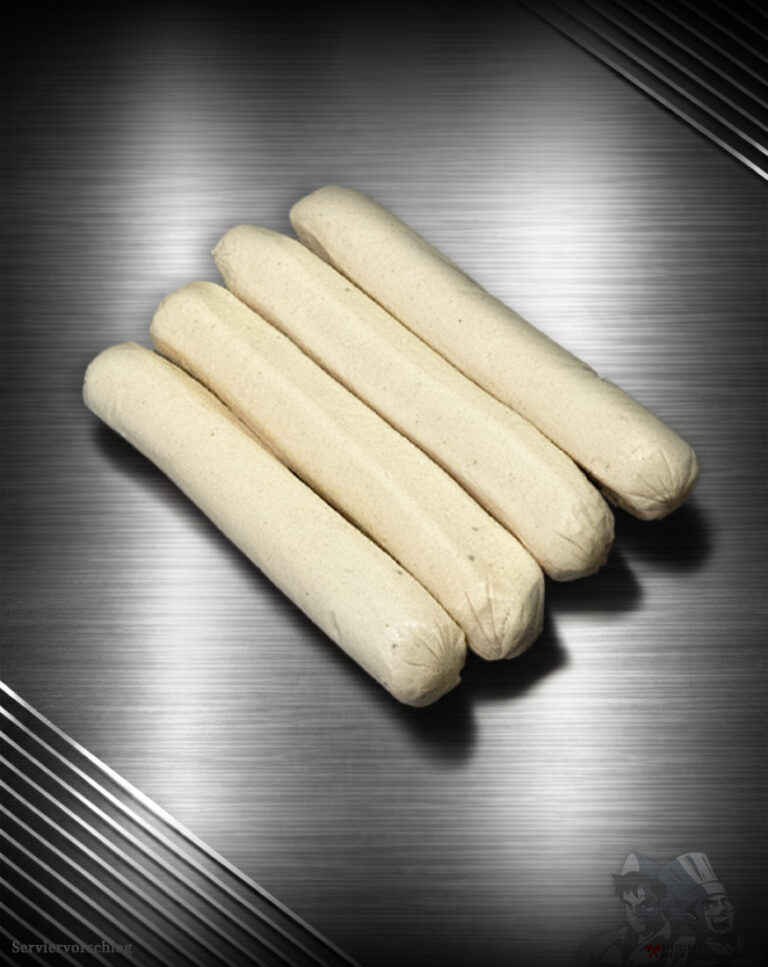 Berliner Currywurst ohne Darm, frisch gebraten, zart und goldbraun aus Berlin Bildtitel: Berliner Currywurst ohne Darm