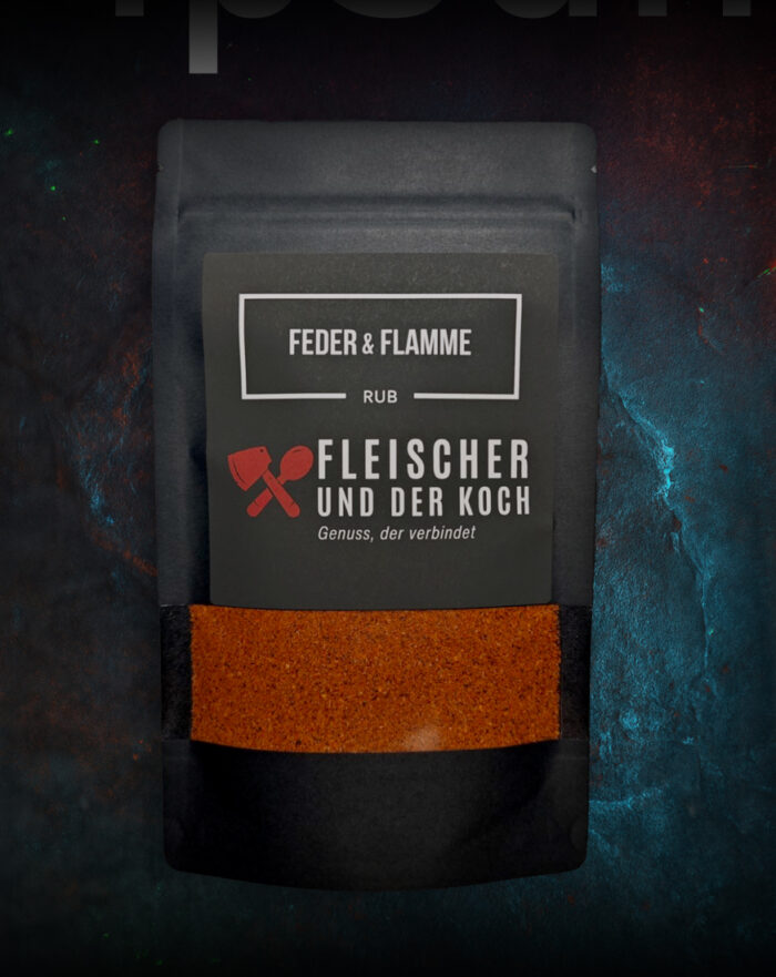 FuK Feder & Flamme - Chicken Rub für rauchigen BBQ-Genuss – Bild 1