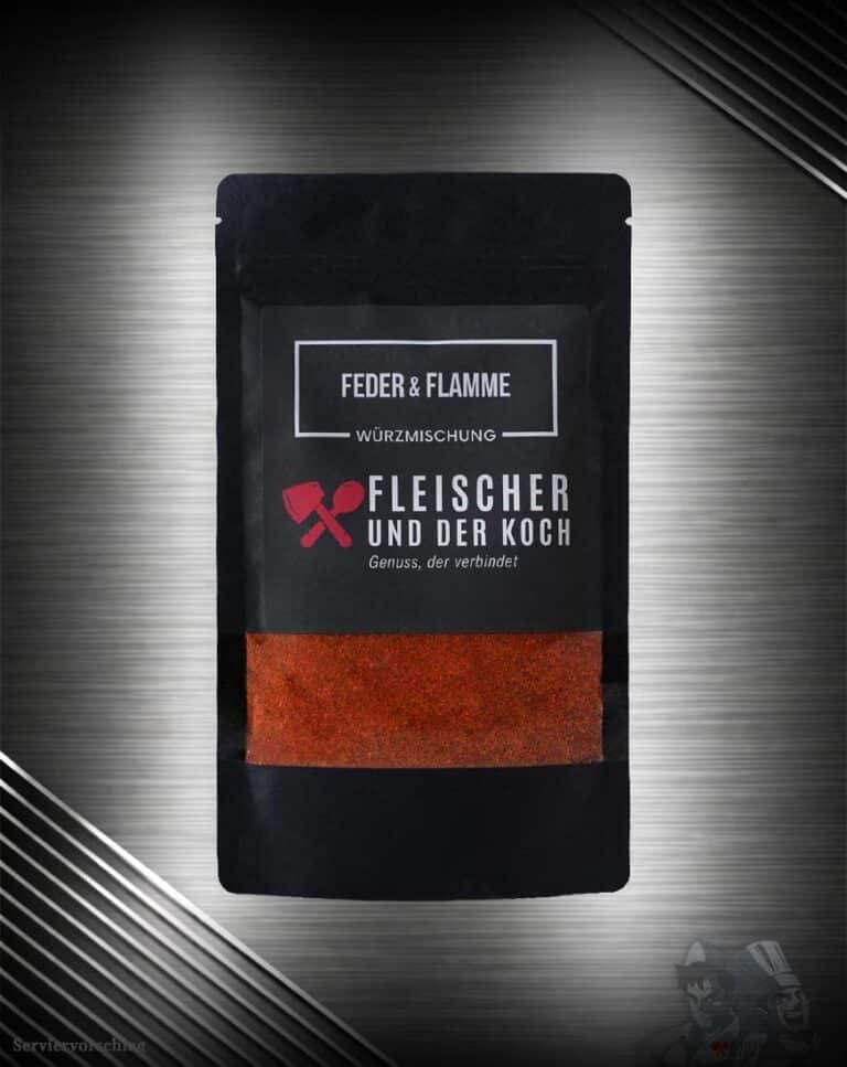 Feder und Flamme Gewürz für Geflügel, Grillgerichte und professionelle Küche