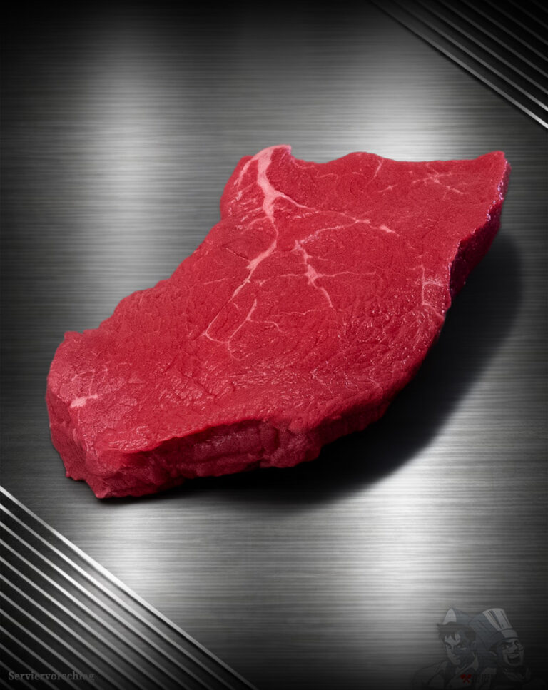 Rohes Hüftsteak Argentinien aus Black Angus Rind mit feiner Struktur
