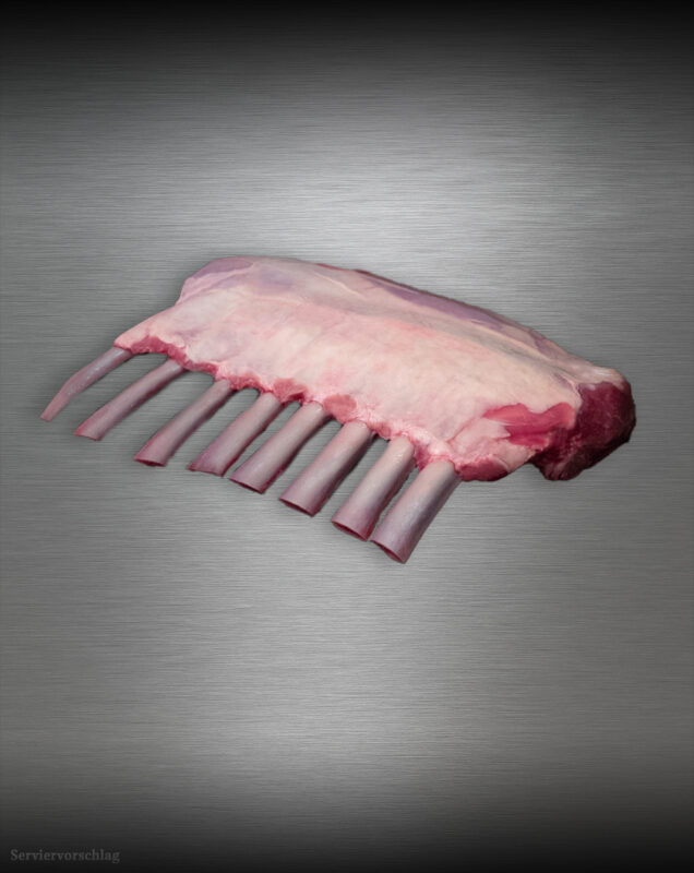 Lammkarree aus Neuseeland, Frenched Rack mit Knochen