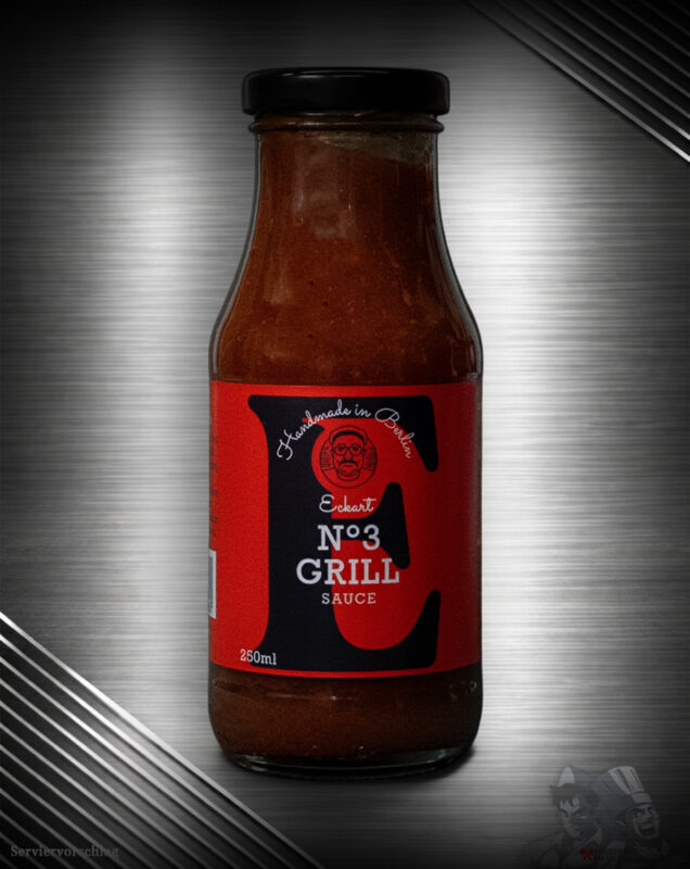 Eckart Grill Sauce No. 3 Flasche Premium BBQ Sauce würzig-süß bei Fleischer und der Koch