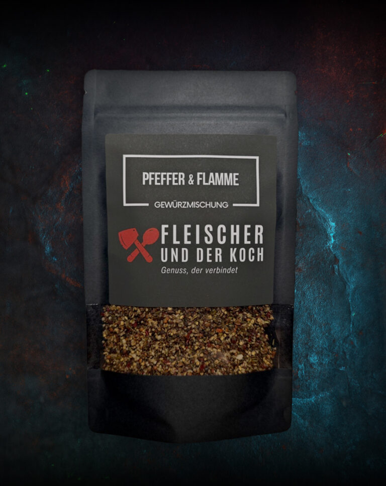 FuK Pfeffer & Flamme Steakpfeffer - Grill- und Steak Gewürzmischung von Fleischer und der Koch