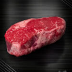 Rumpsteak Creekstone Farms USDA Prime auf edlem Hinztergrund