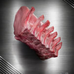 Schweinekarree vom regionalen Duroc Schwein