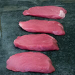 FuK Raclette Fleisch Schweinefielt 600g (4x 150g)