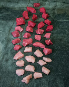 Fondue Silvester Bundle mit drei ausgewählten Filetsorten aus Deutschland