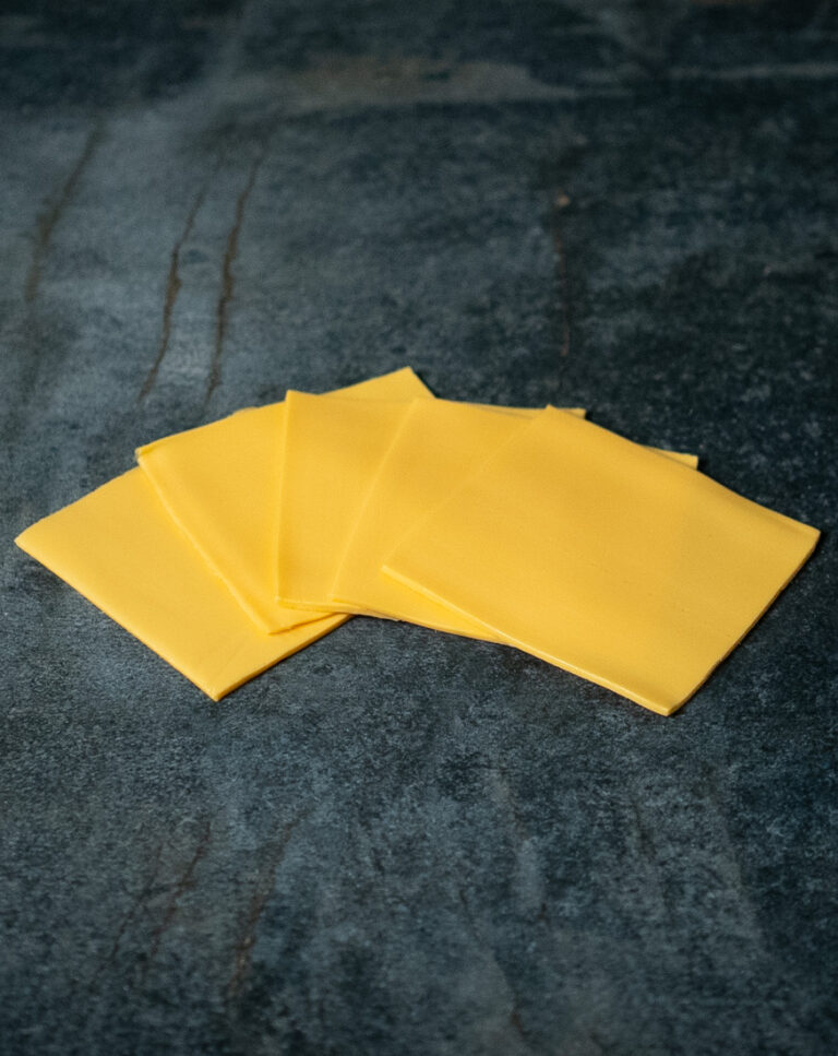 Chester Burger Käse schmilzt cremig auf dem Patty