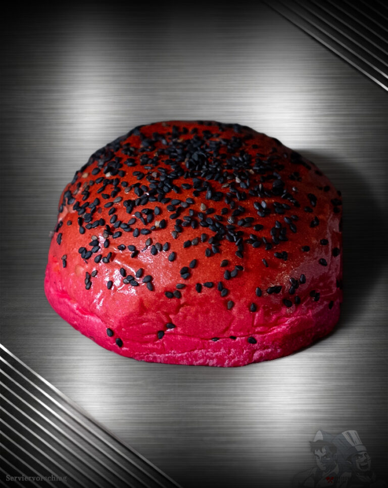 BEKABUNS No7 rote Burger Buns Brioche-Style für BBQ & Burger von Fleischer und der Koch