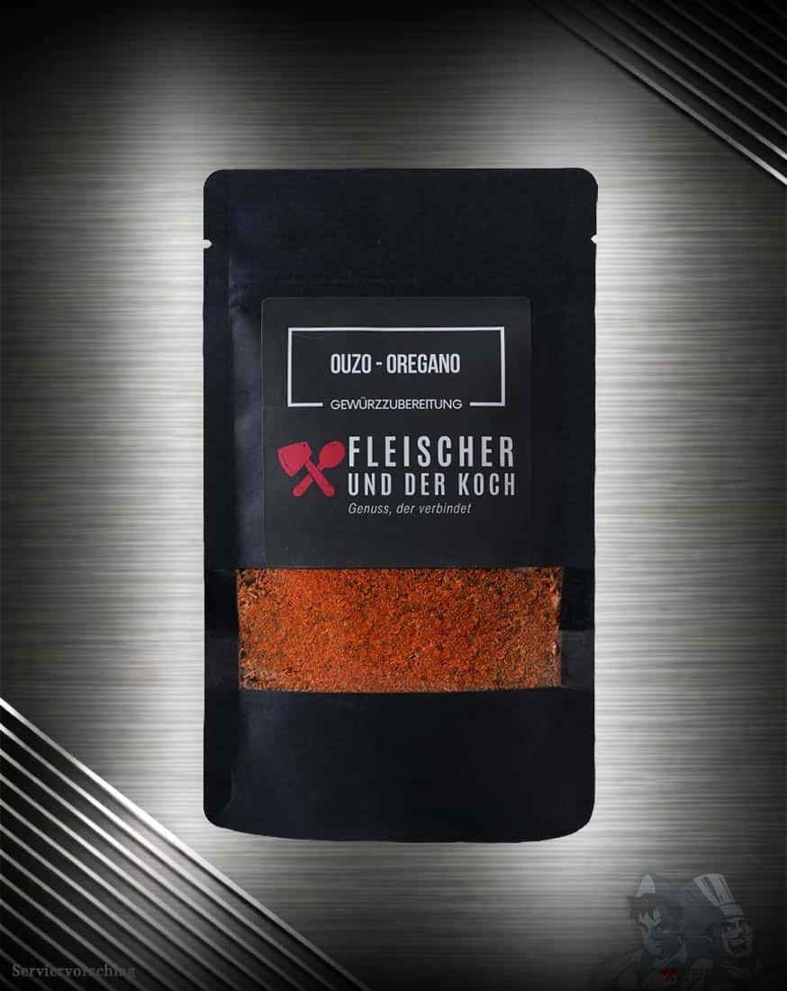 Ouzo-Oregano-Gewürz3 FuK Ouzo Oregano griechisches Grillgewürz für Fleisch, Geflügel und Grillgerichte