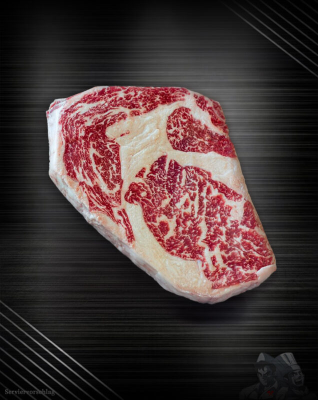 Wagyu Rib-Eye Steak aus Australien, perfekt gegrillt