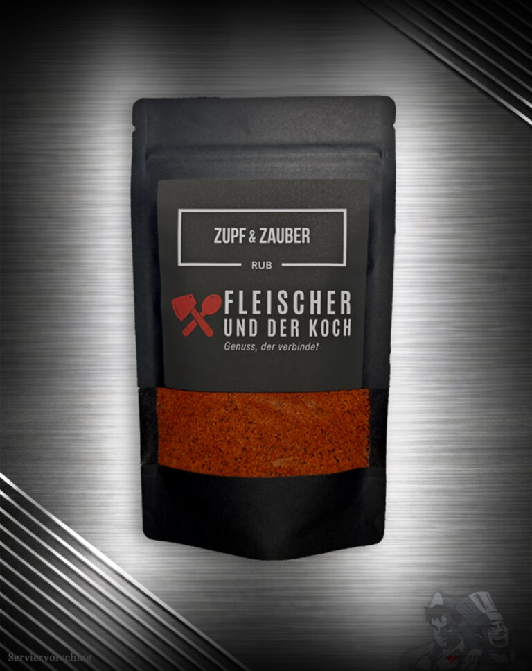 FuK Zupf & Zauber – Pulled Pork Rub in Schale, neben mariniertem Fleisch Thomas Rogenmoser | Berlin – Reichweite & Sichtbarkeit für kreative Marken aus Food, Design & Lifestyle