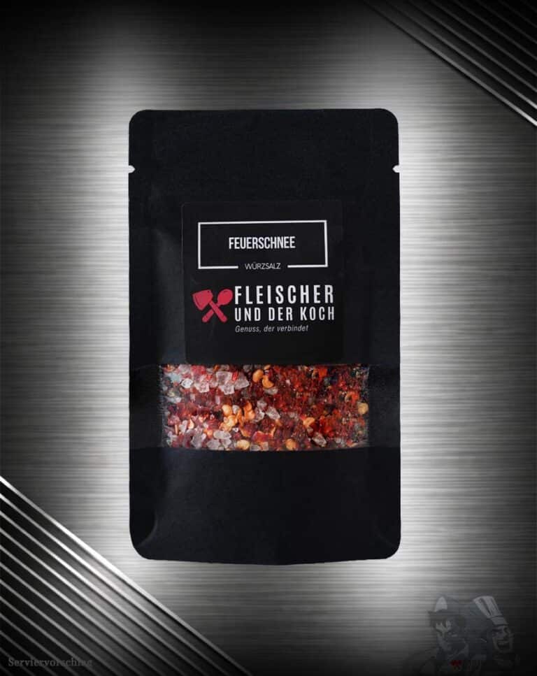 Feuerschnee Gewürz für Fleisch, Geflügel, BBQ und Grillgerichte