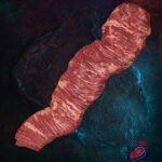 Outside Skirt Steak von Creekstone Farms auf dem Grill bei Fleischer und der Koch