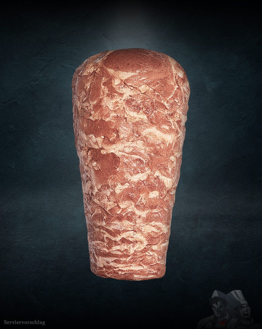 Original Berliner Yaprak Döner Handgeschichteter Yaprak Döner aus Kalbfleisch im Berliner Stil, blattdünn geschichtet