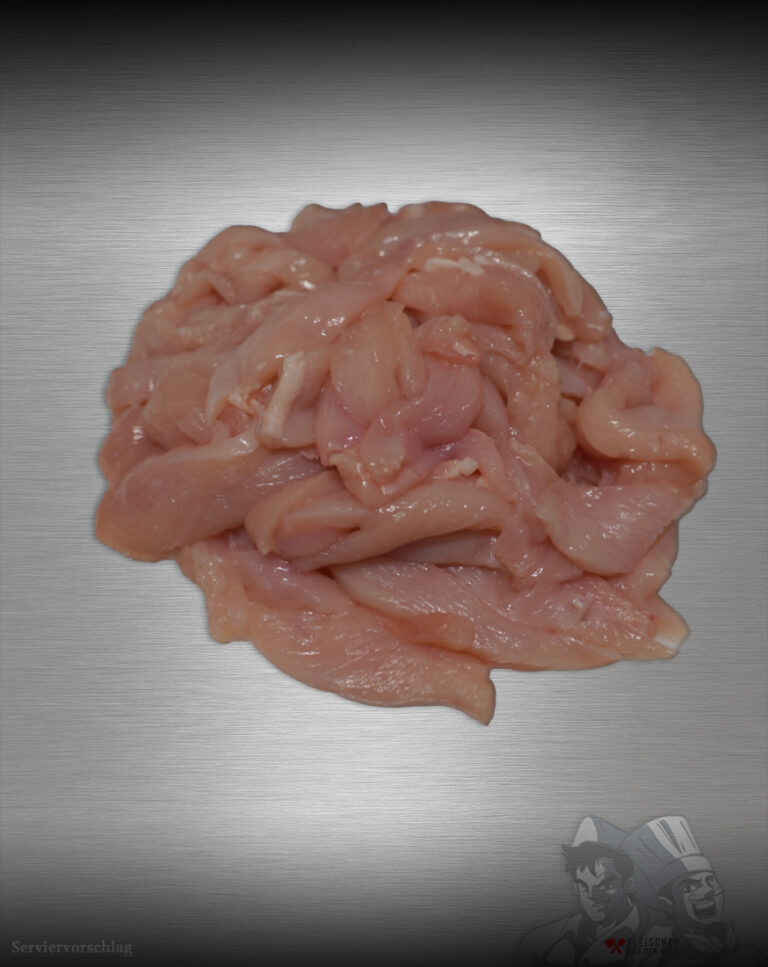 Zartes Hähnchengeschnetzeltes aus deutscher Aufzucht