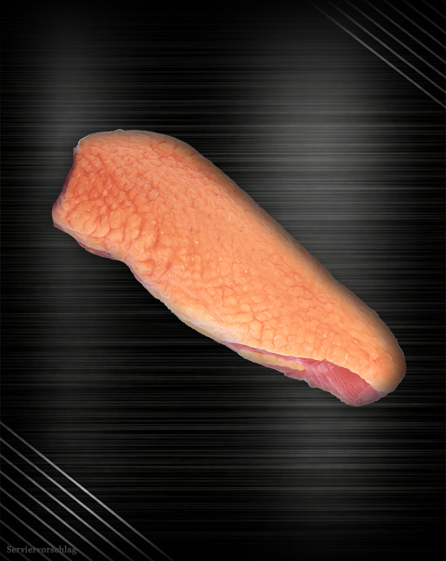 Geräucherte Barbarie Entenbrust aus Frankreich Fein geräucherte Barbarie Entenbrust, zart und elegant präsentiert.