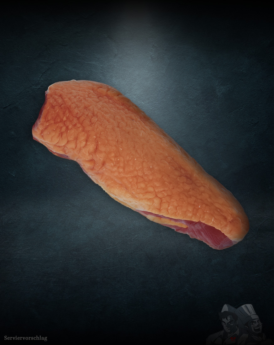 Geräucherte Barbarie Entenbrust aus Frankreich Fein geräucherte Barbarie Entenbrust, zart und elegant präsentiert.