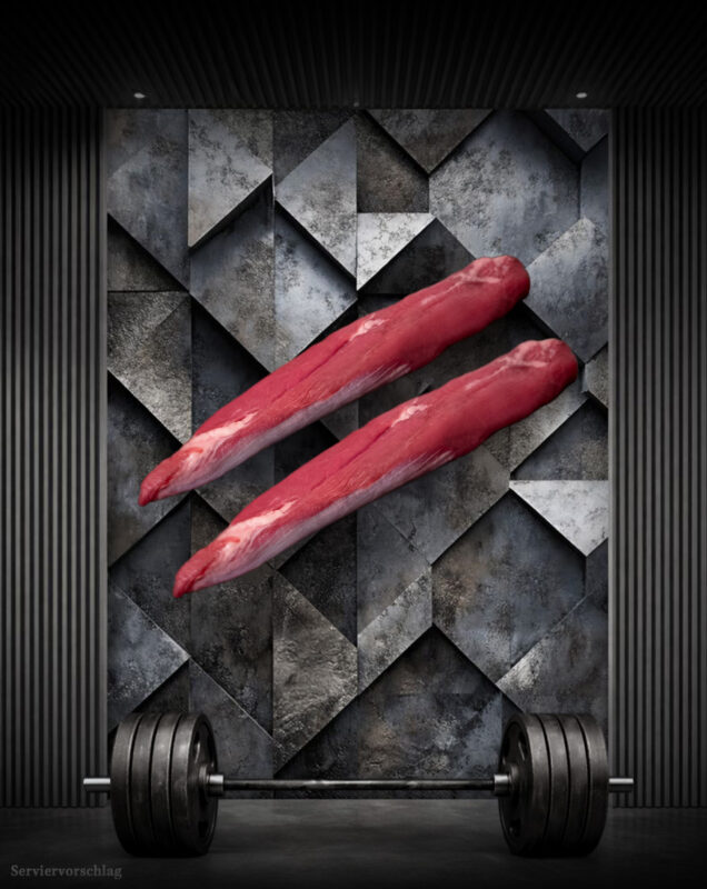 Rohes Athleten Lammfilet Natur vom deutschen Weidelamm, fein pariert