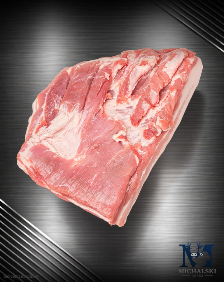 Michalski Schweinebauch am Stück aus Deutschland, roh, fettdurchwachsen
