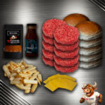Halbzeit Burger Bundle | Charolais Burger, BBQ Sauce & Burger Buns