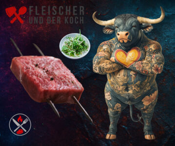 Deutsches Wagyu Teppanyaki Stripes Genuss und Zubereitung auf heißer Teppanyaki-Platte