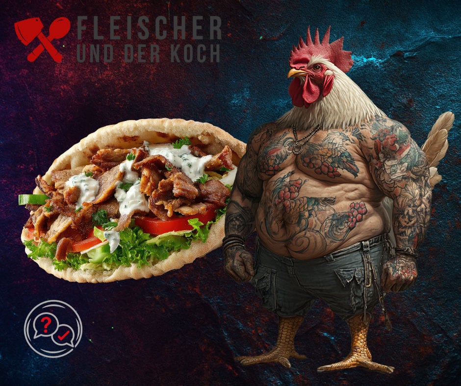 Was ist Shawarma – gewürztes Fleisch mit Fladenbrot, Gemüse und Sauce