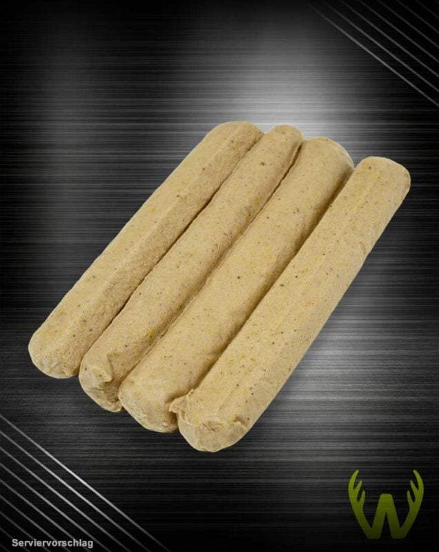 Wildcurrywurst ohne Darm aus deutscher Jagd von Wildjäger