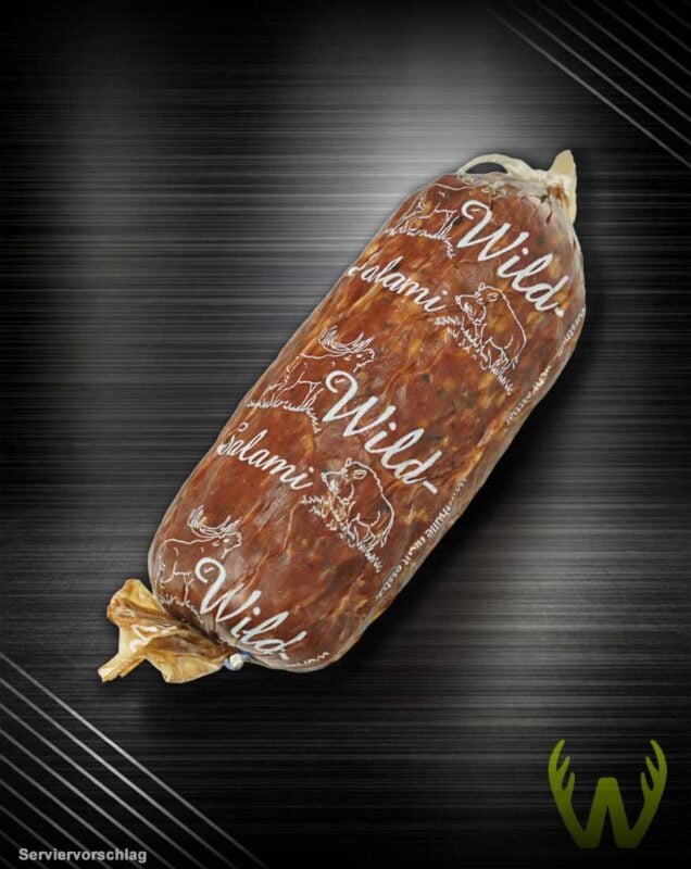 Ganze Wildsalami aus deutscher Jagd